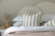 Olive Bedhead in Ivory Boucle (Double) - was 2575, now $1100